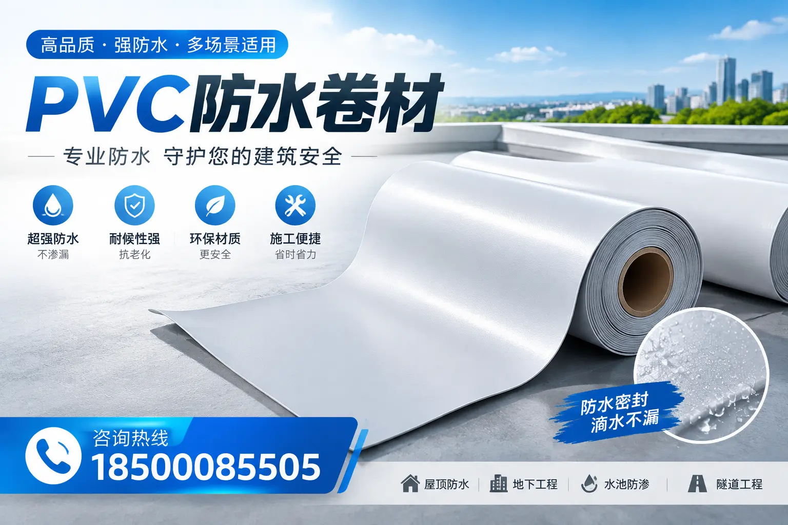 PVC防水卷材的市场竞争分析，南阳品牌选择参考